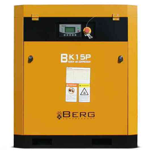 Винтовой компрессор Berg ВК-15Р (IP23) 12 бар